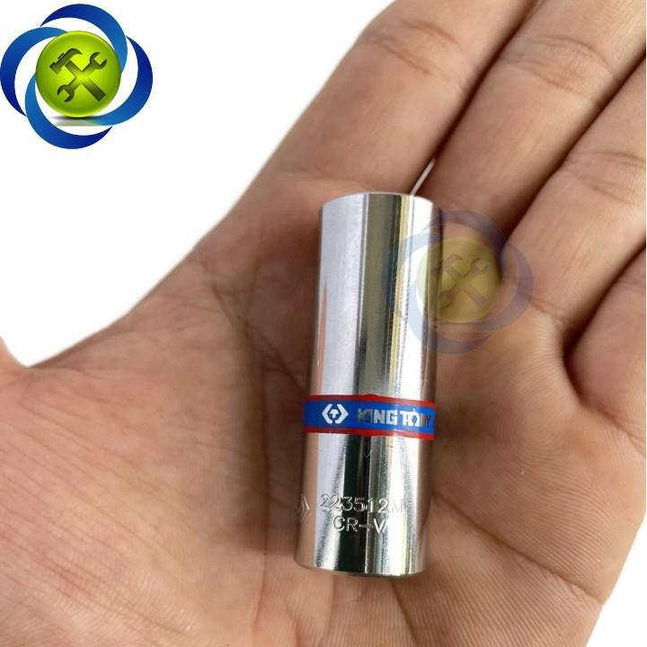 Tuýp 12mm loại 1/4 có 6 cạnh Kingtony 223512M dài 50mm