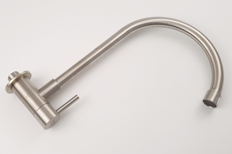 Vòi rửa chén lạnh âm tường Inox SUS 304 Eurolife EL-RC08