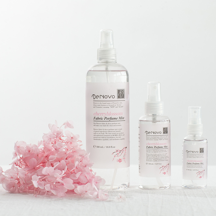 Nước hoa xịt thơm vải Hàn Quốc DENOVO hương Cherryblossom 150ml