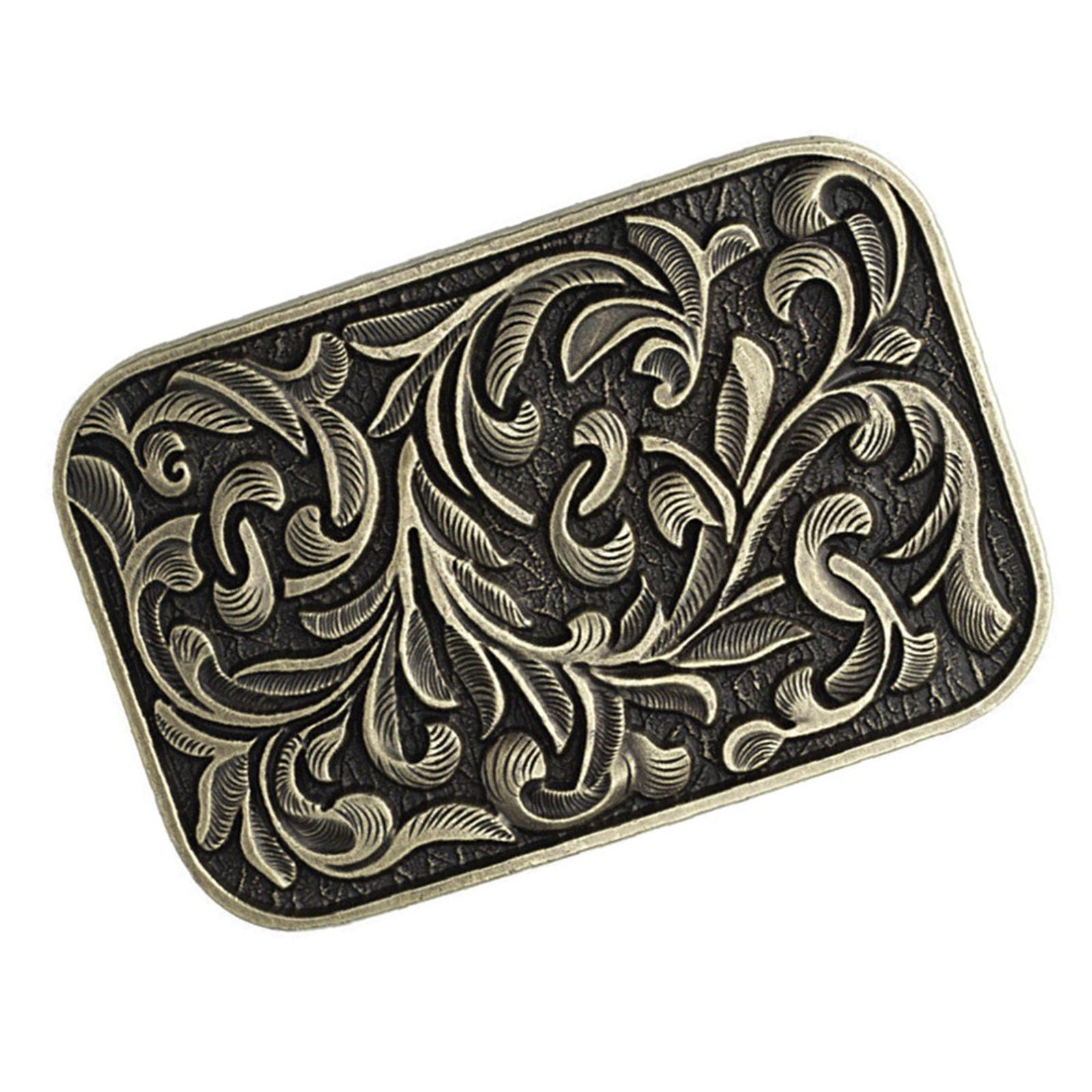 Buckle Retro Style Alloy Men Novelty  Classic Buckle J Bronze