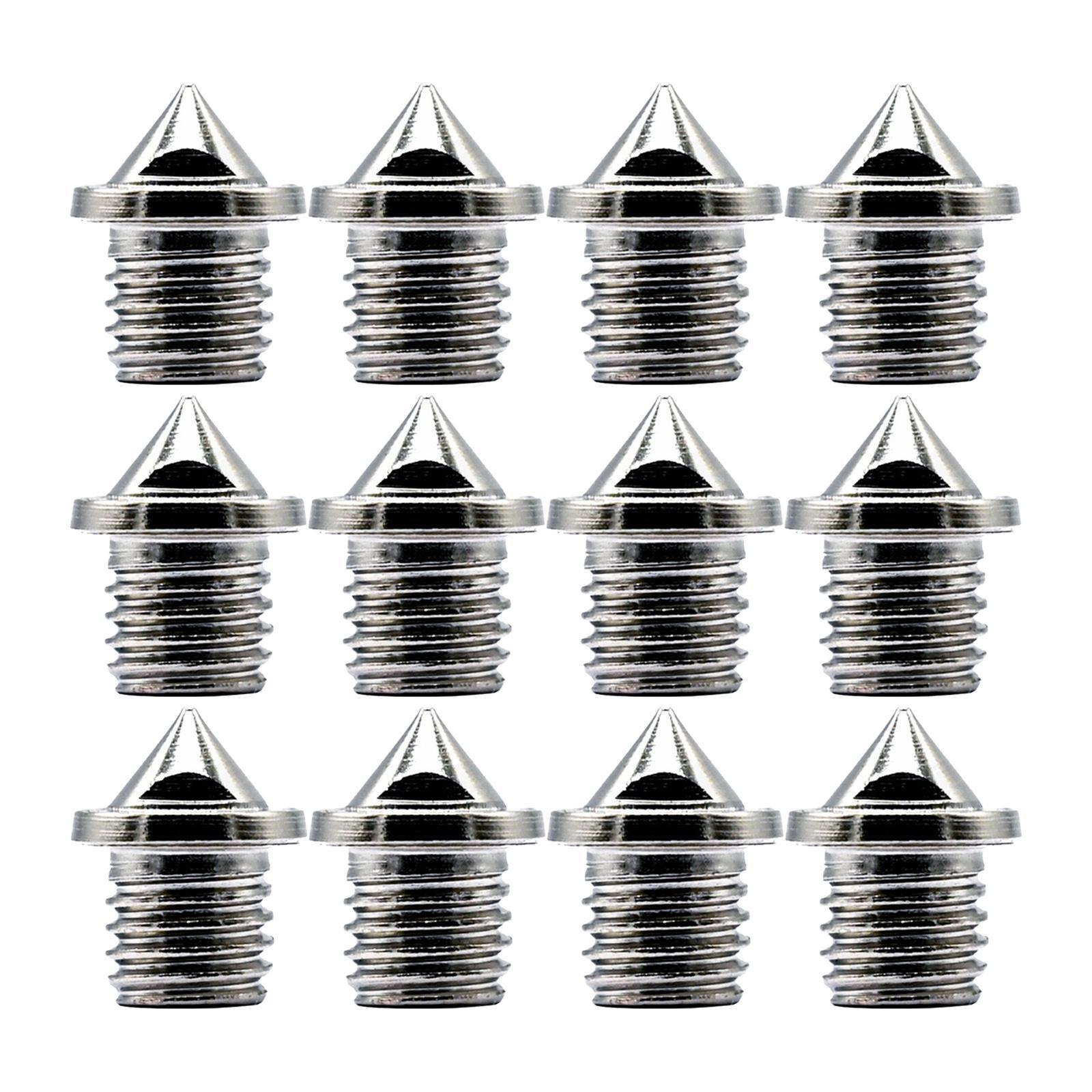 12Pcs Track Spikes Durable Portable Replacement Running Hiking High Jump