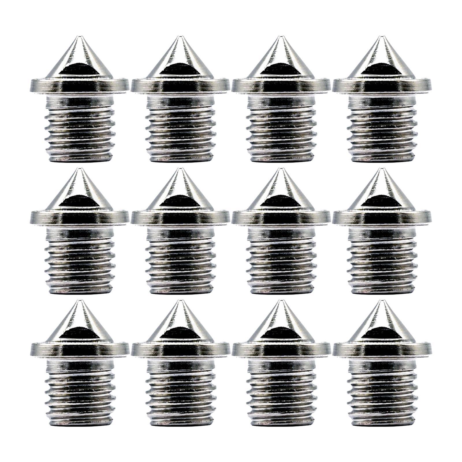 12x Track Spikes Sturdy Replacement Spikes for Running High Jump Backpacking