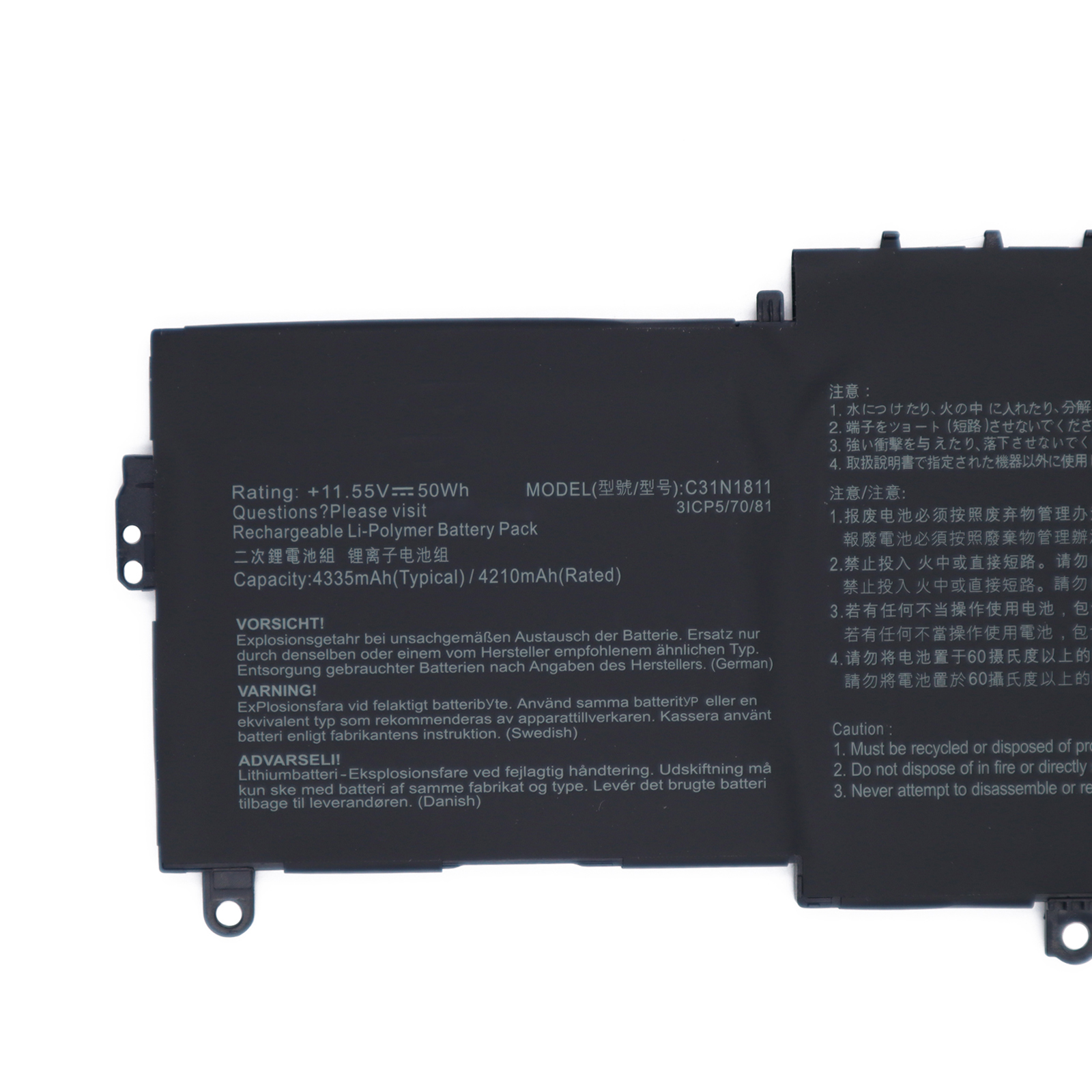 Pin Battery dùng cho Asus Zenbook UX433 UX433F UX433FA U433FN U4300FN U4300FA U4300 RX433FN C31N1811