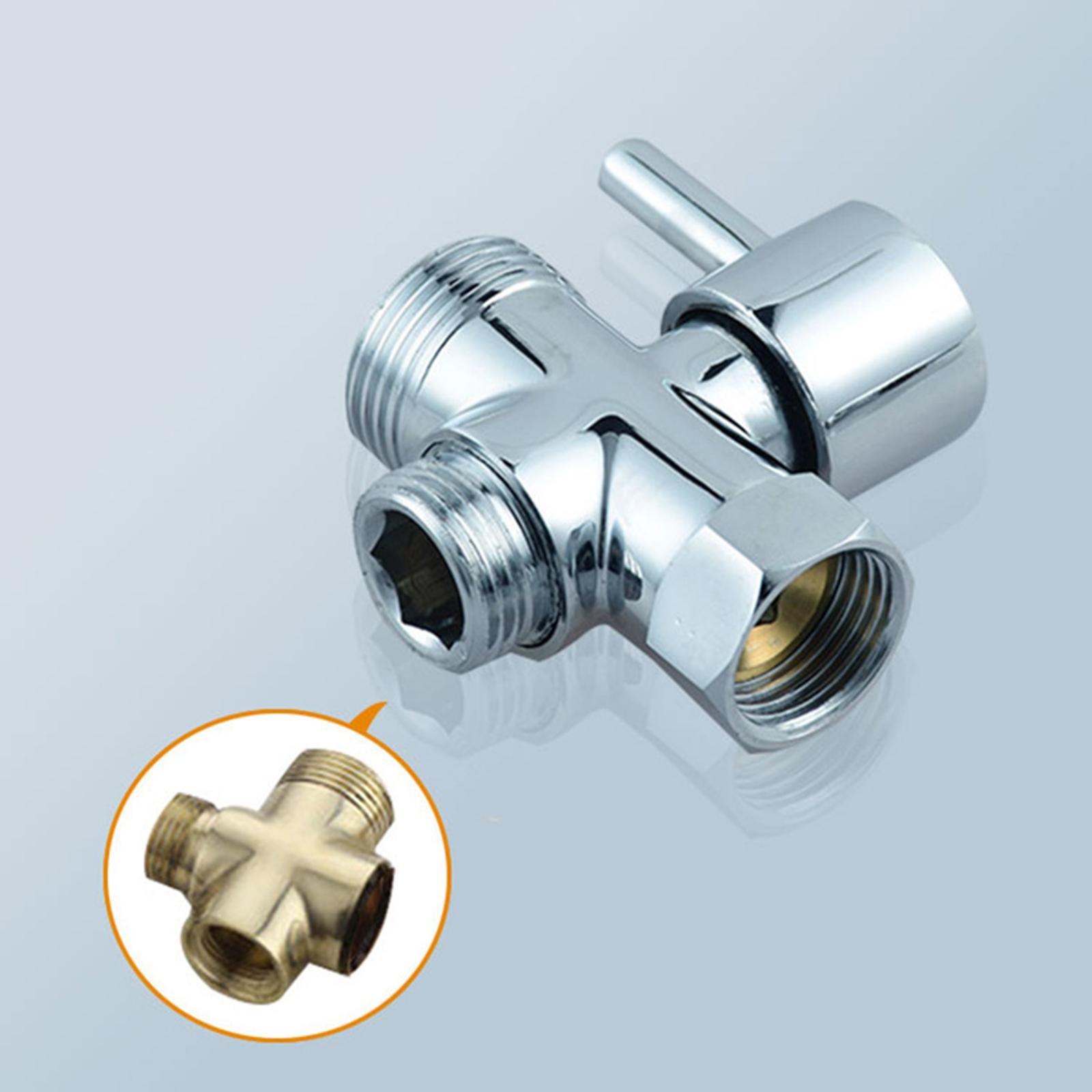 3  Adapter Diverter Valve  Brass for Bathroom Bidet Hotel