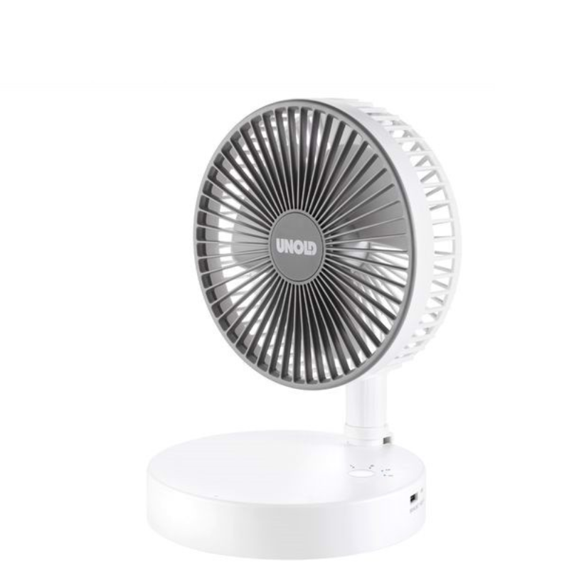 Quạt Sạc Tích Điện Gấp Gọn UNOLD 86720, Quạt Sạc Mini, Pin Bền Lên Tới 10h, Nhập Đức, BH 12 Tháng