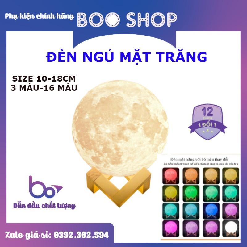 Đèn Ngủ Mặt Trăng 3D - size 10cm-13cm-15cm-18cm-20cm