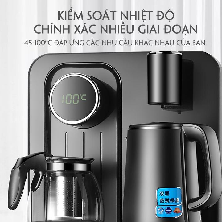 Cây Nước Nóng Thông Minh Có Điều Khiển Từ Xa, Tặng Bình Siêu Tốc Và Ấm Pha Cà Phê, Cây Nước Tự Động Làm Nóng