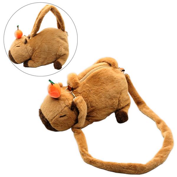 Túi Vải Hình Capybara - WanLongDa 70-3 - Màu Nâu
