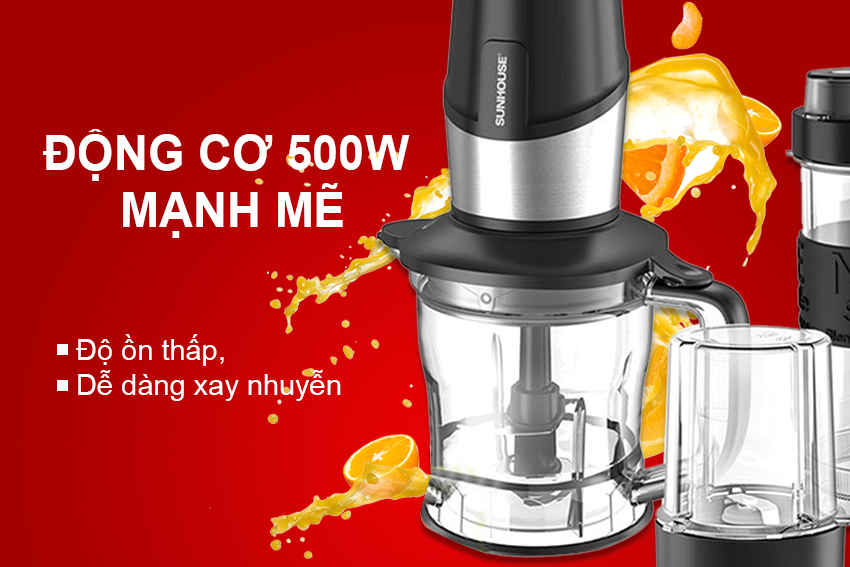 Máy Xay Sinh Tố Đa Năng Sunhouse SHD5340B - Hàng chính hãng