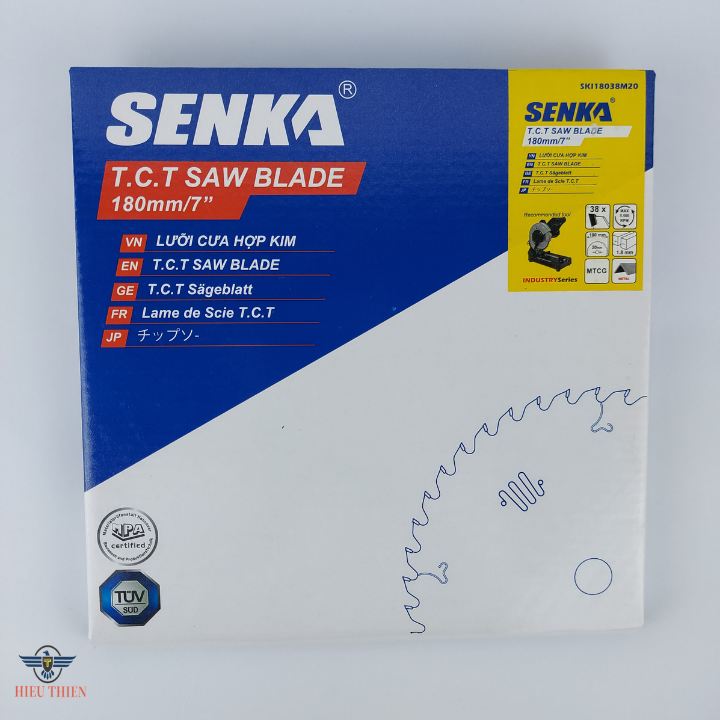 Lưỡi cắt sắt hợp kim 180mm 38 răng SENKA