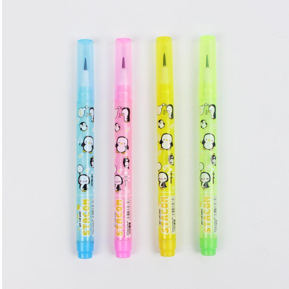 Bút chì khúc mini 2B STACOM Dễ Thương