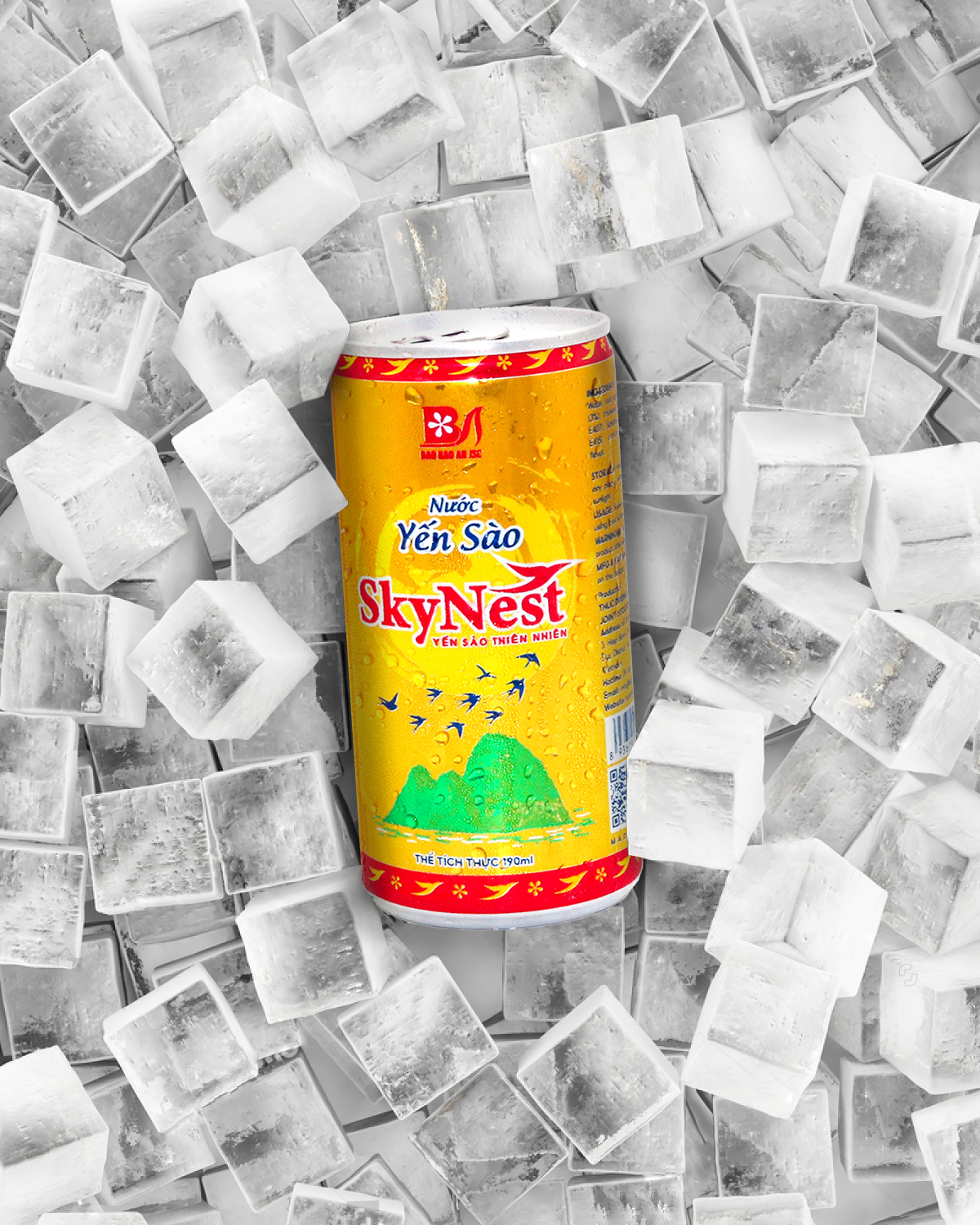 Nước Yến Sào SkyNest 3% Tổ Yến thật, Giải khát nhanh gọn, Tốt cho sức khỏe