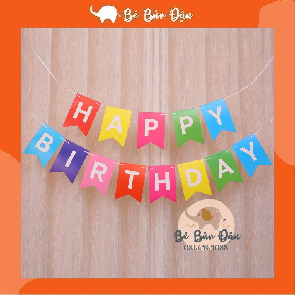 Dây Chữ Happy Birthday Các Màu - Dây Chữ Trang Trí Sinh Nhật