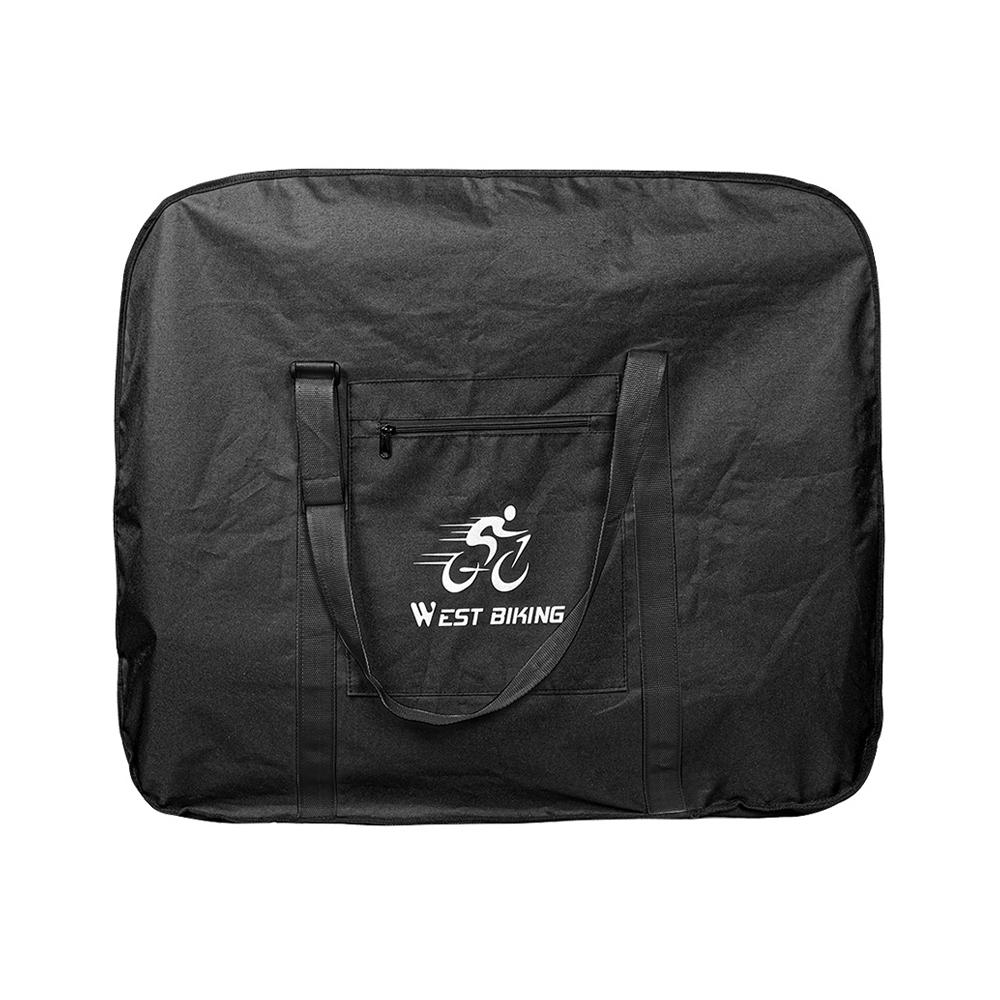 Túi lưu trữ bao xe đạp WEST BIKING gấp gọn dễ dàng gắn vào tay lái xe đạp Phù hợp cho 14/16/20/26 / 27,5 inch 700C