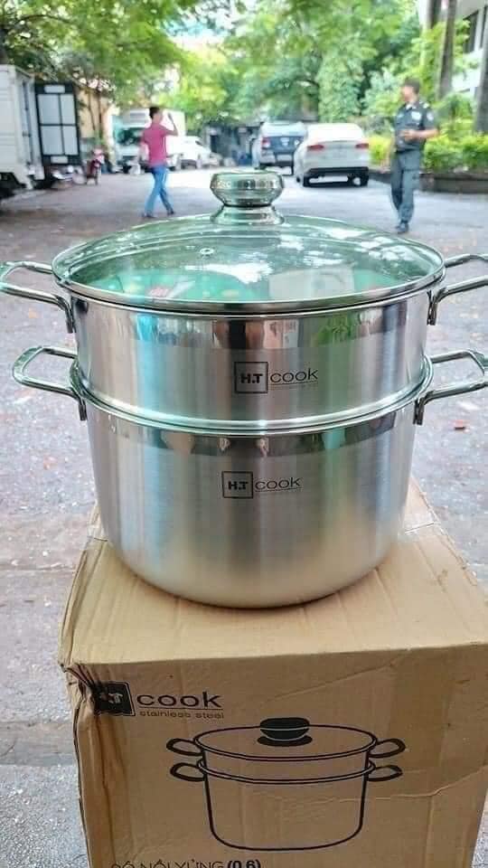 NỒI HẤP XỊN - SIÊU PHẨM - DÙNG ĐƯỢC CẢ BẾP TỪ SIZE 26, 28 VÀ 30 cm