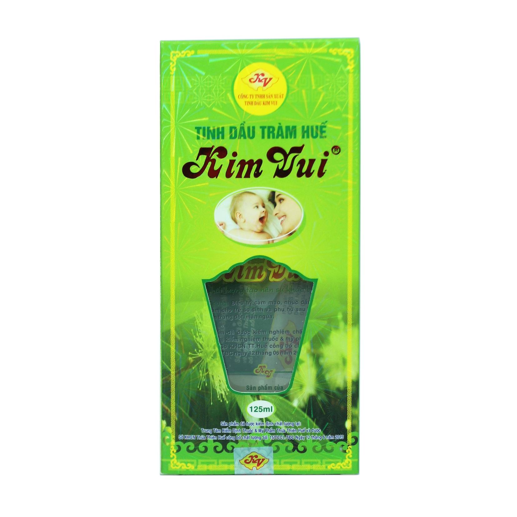 Tinh dầu tràm Huế Kim Vui 125ml - Tinh dầu dùng cho trẻ sơ sinh