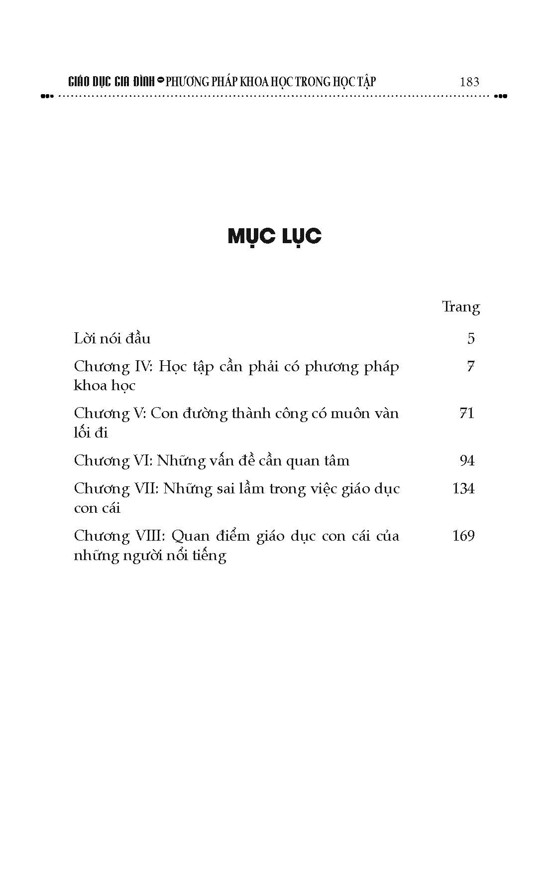 Giáo Dục Gia Đình - Phương Pháp Khoa Học Trong Học Tập