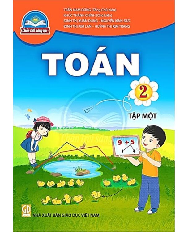 Sách giáo khoa Toán 2- tập một- Chân Trời Sáng Tạo (Kèm Nilon bọc Sách)