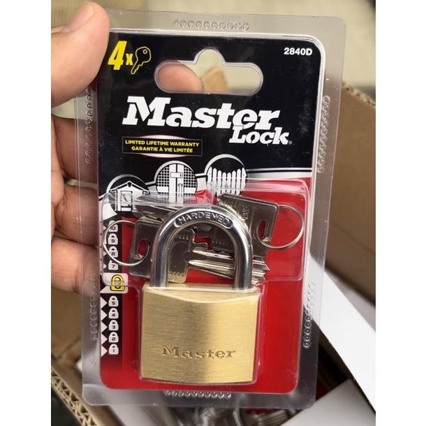 Ổ khóa Master Lock 2840 EURD thân đồng rộng 40mm chìa răng cưa - MSOFT
