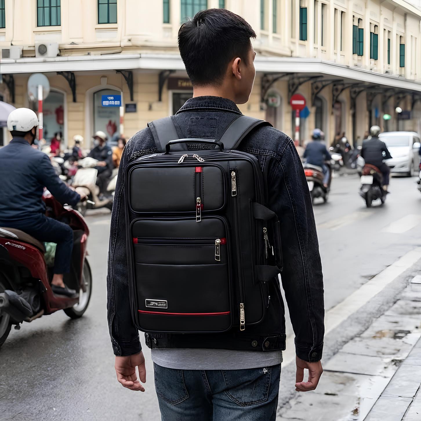 Cặp Học Sinh Cấp 2 Cấp 3 Xbags Pride – Cặp Học Sinh Cao Cấp Đa Năng, Đựng Laptop 14 Inch, Quai Balo Cất Gọn Sang Trọng XB4102