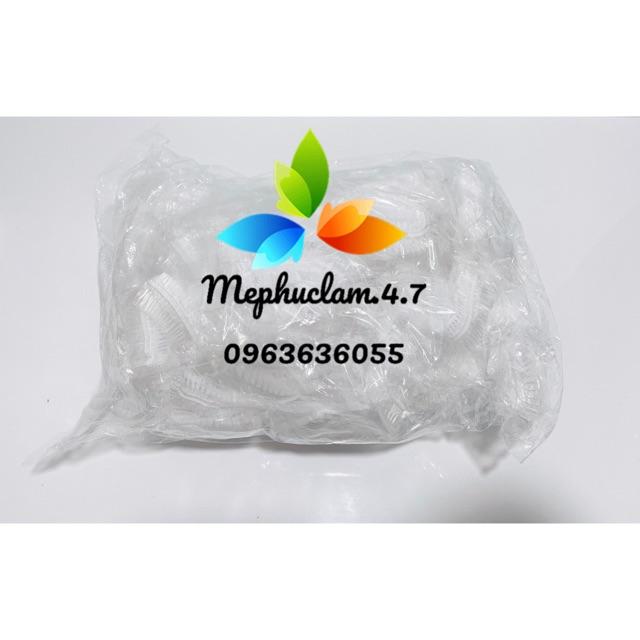 100 Mũ chụp tóc đóng túi nilon cho khách sạn, nhà nghỉ, homestay, Spa, quán gội đầu, massage.