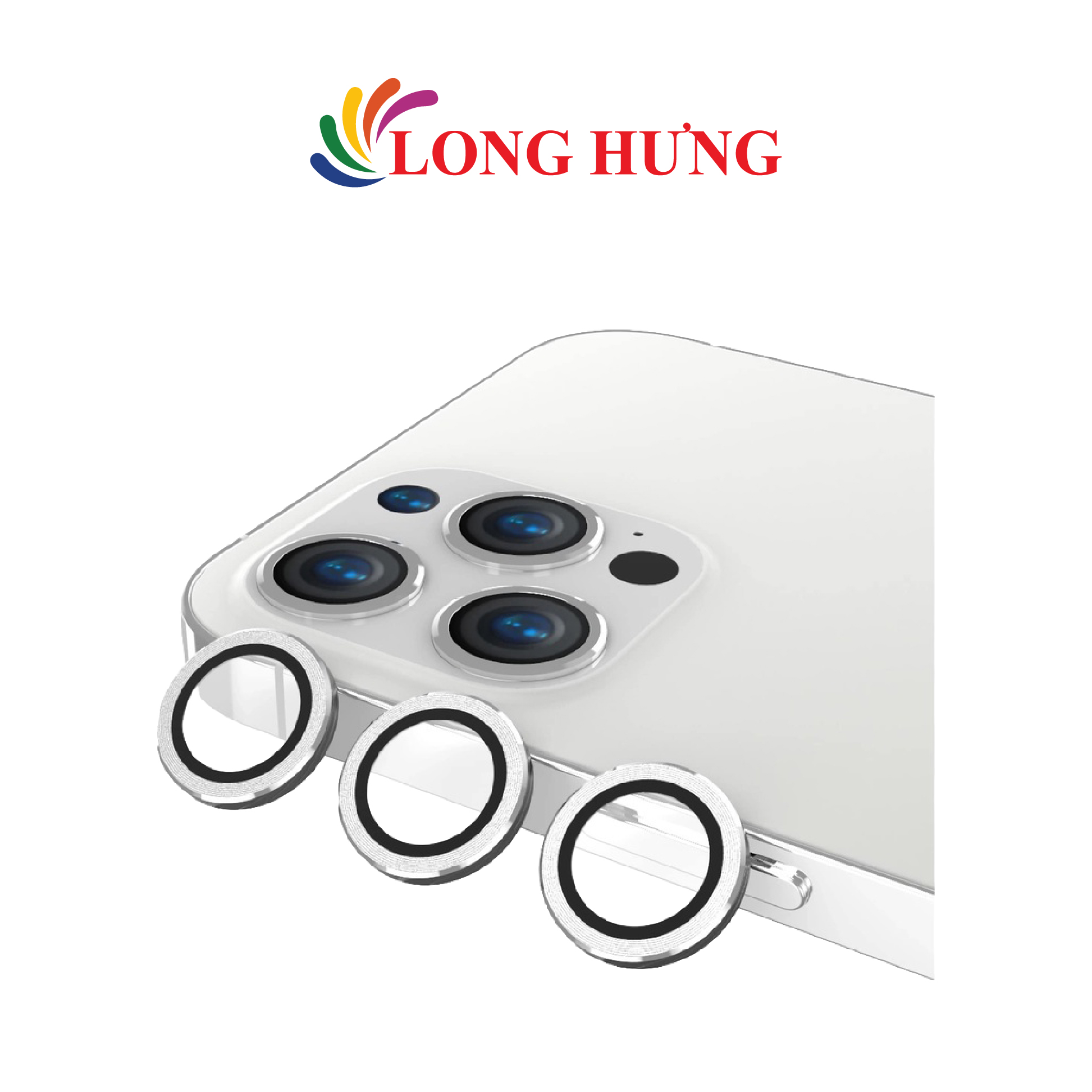 Dán Camera cường lực viền màu chống va đập MiPow Anti-Exposure 13 Pro/13 Pro Max BJ305 - Hàng chính hãng
