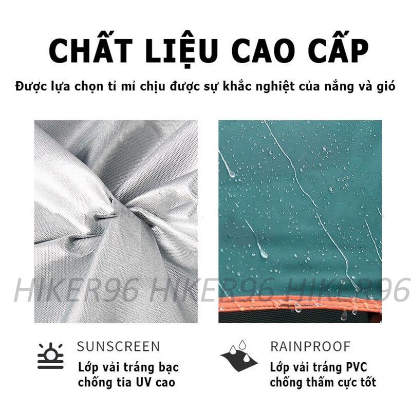 Lều Cắm Trại Du Lịch Dã Ngoại, Lều Phượt Tự Bung 4 đến 6 người 4 cửa Chống Thấm Nước Chống Muỗi Gấp Gọn