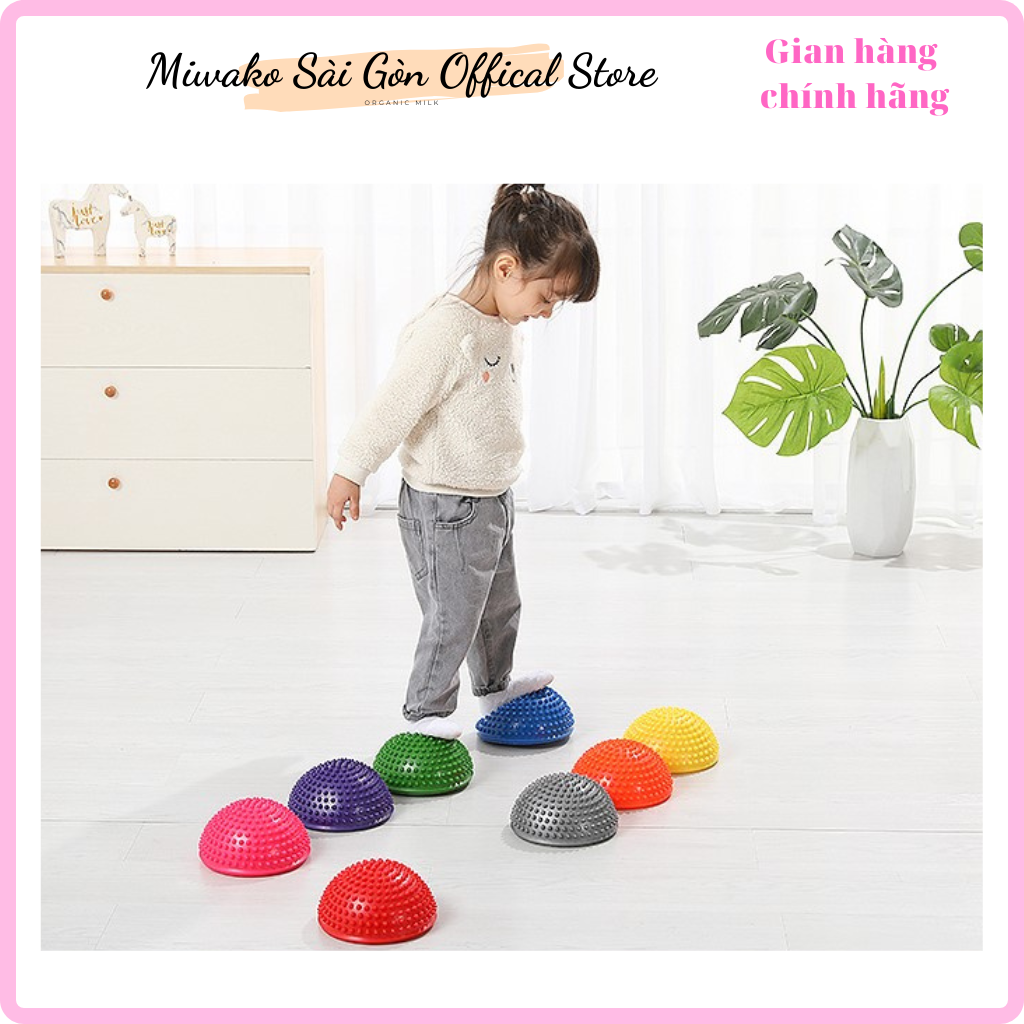 Đồ chơi Bóng gai cân bằng điều hoà trị liệu cảm giác cho trẻ chậm nói tự kỷ tăng động giảm chú ý