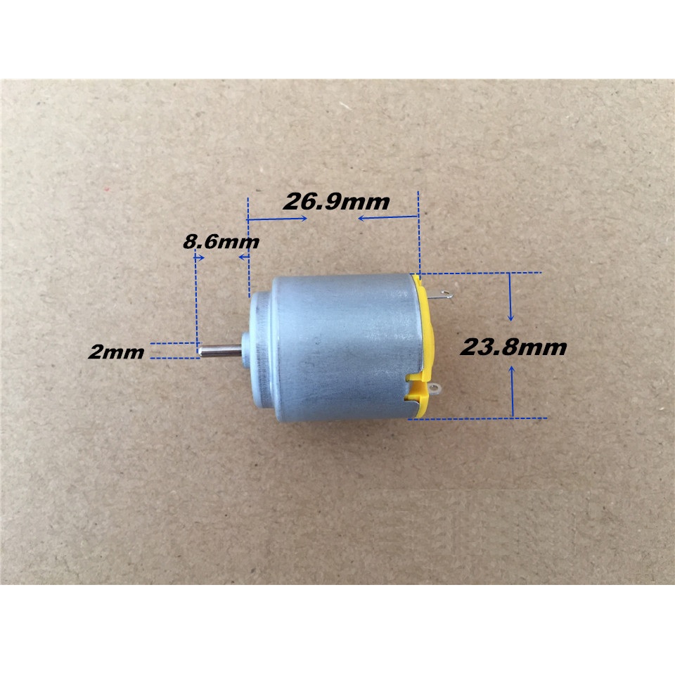 DC260 điện áp từ 3v-7.2v dùng để chế tạo