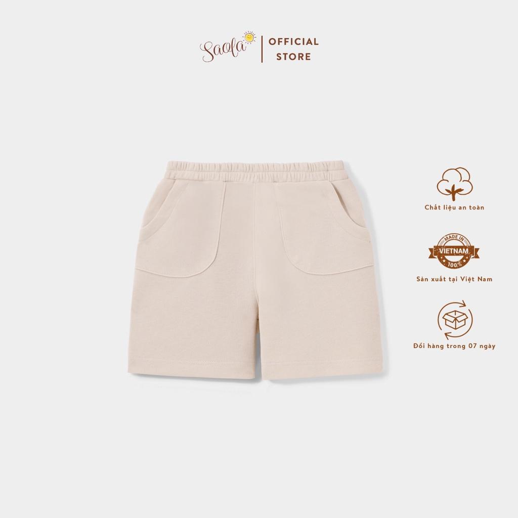 Quần short thun năng động cho bé - VENN PANTS - PAL009 - SAOLA CLOTHING