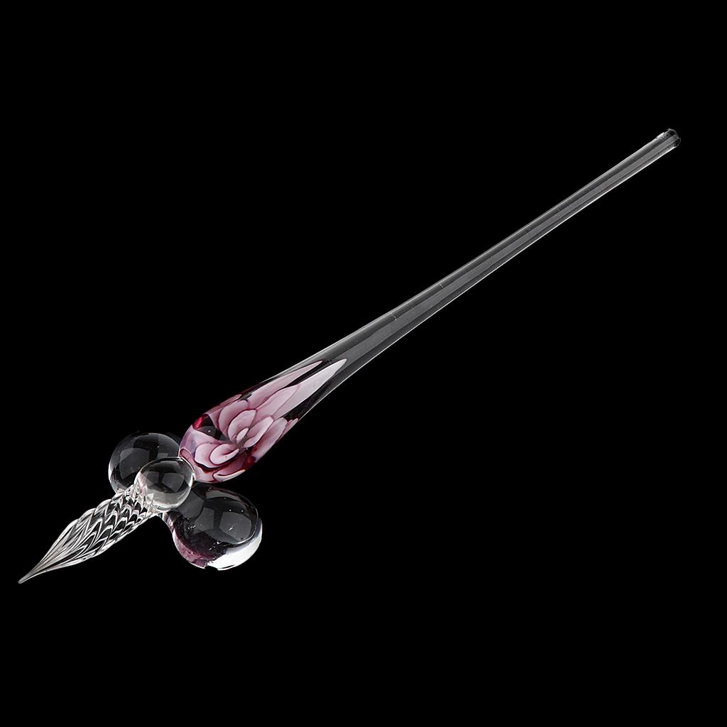 Handmade High Borosilicate Glass Glass Dip Pen Glass Signature Fountain Pen