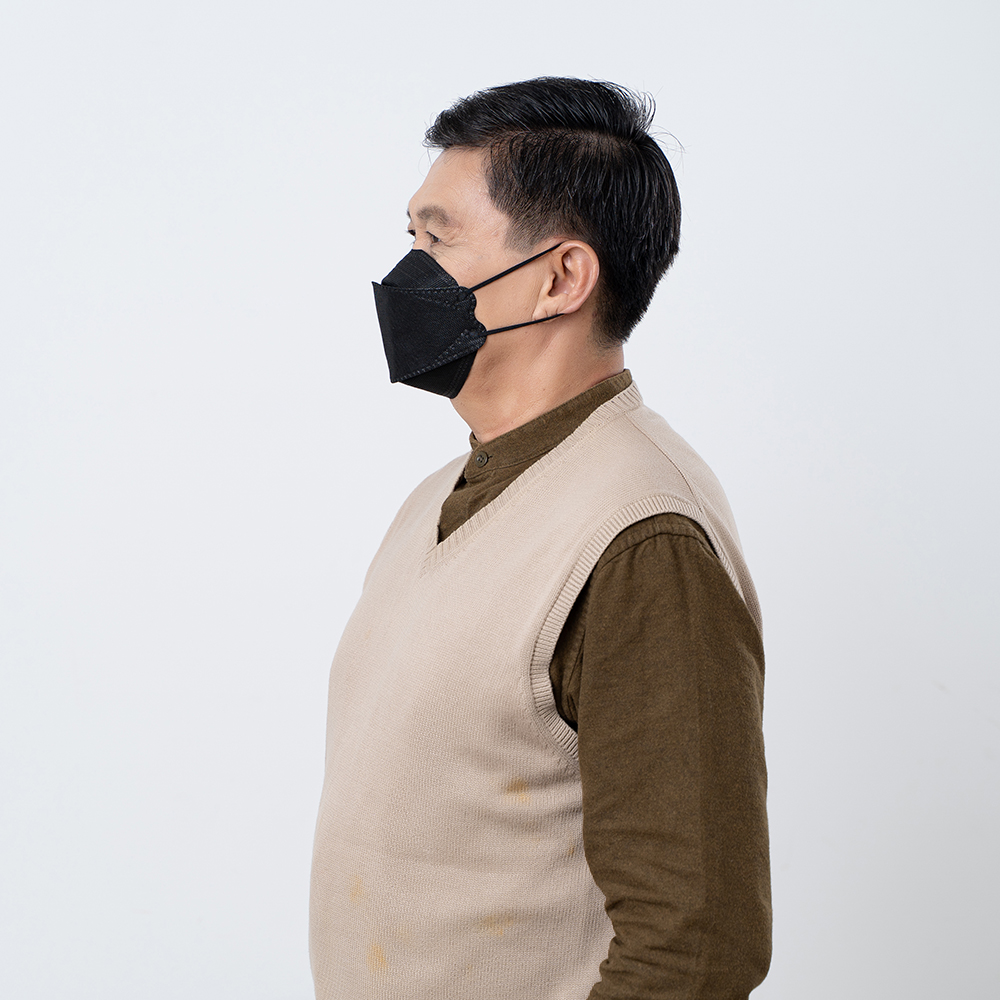 Khẩu trang y tế Pharmacity 4D Màu đen (Gói 10 Cái)