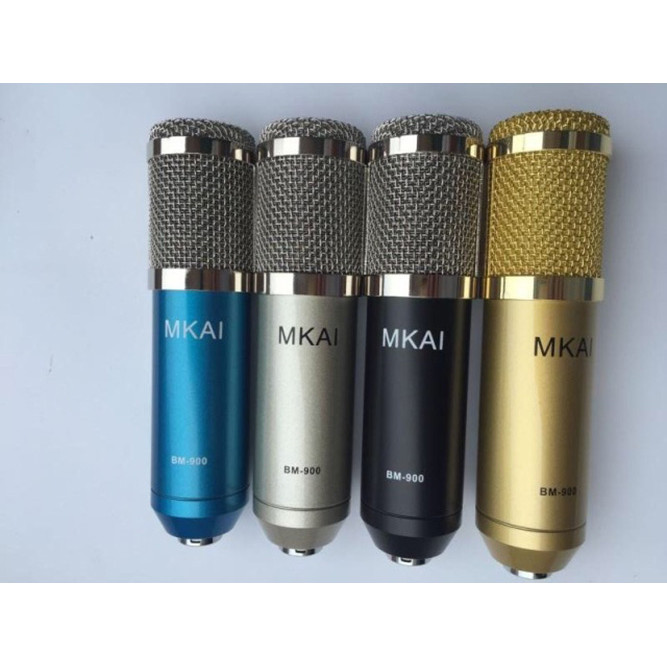 Mic BM-900 hát karaoke MKAI - Hàng Nhập Khẩu (Giao Màu Ngẫu Nhiên)