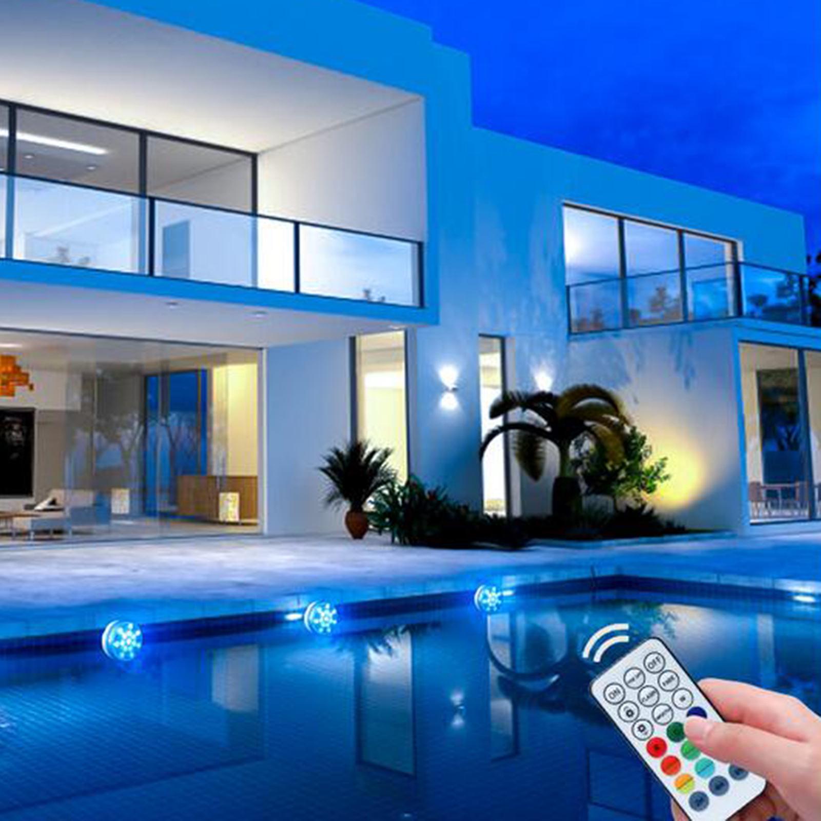 Submersible LED RGB Lights Decoration 21 Key for Home Decor Lighting Pond 1