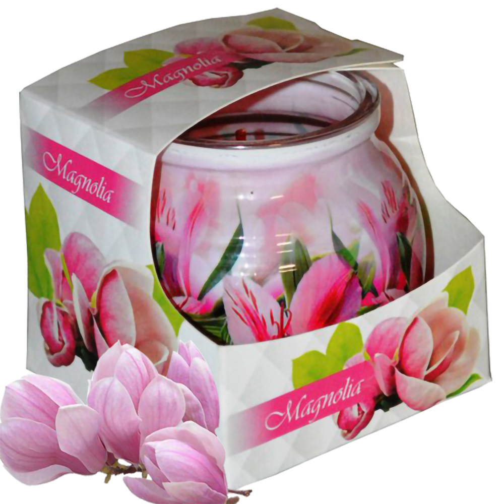 Ly nến thơm tinh dầu Admit Magnolia 85g QT01889 - hoa mộc lan