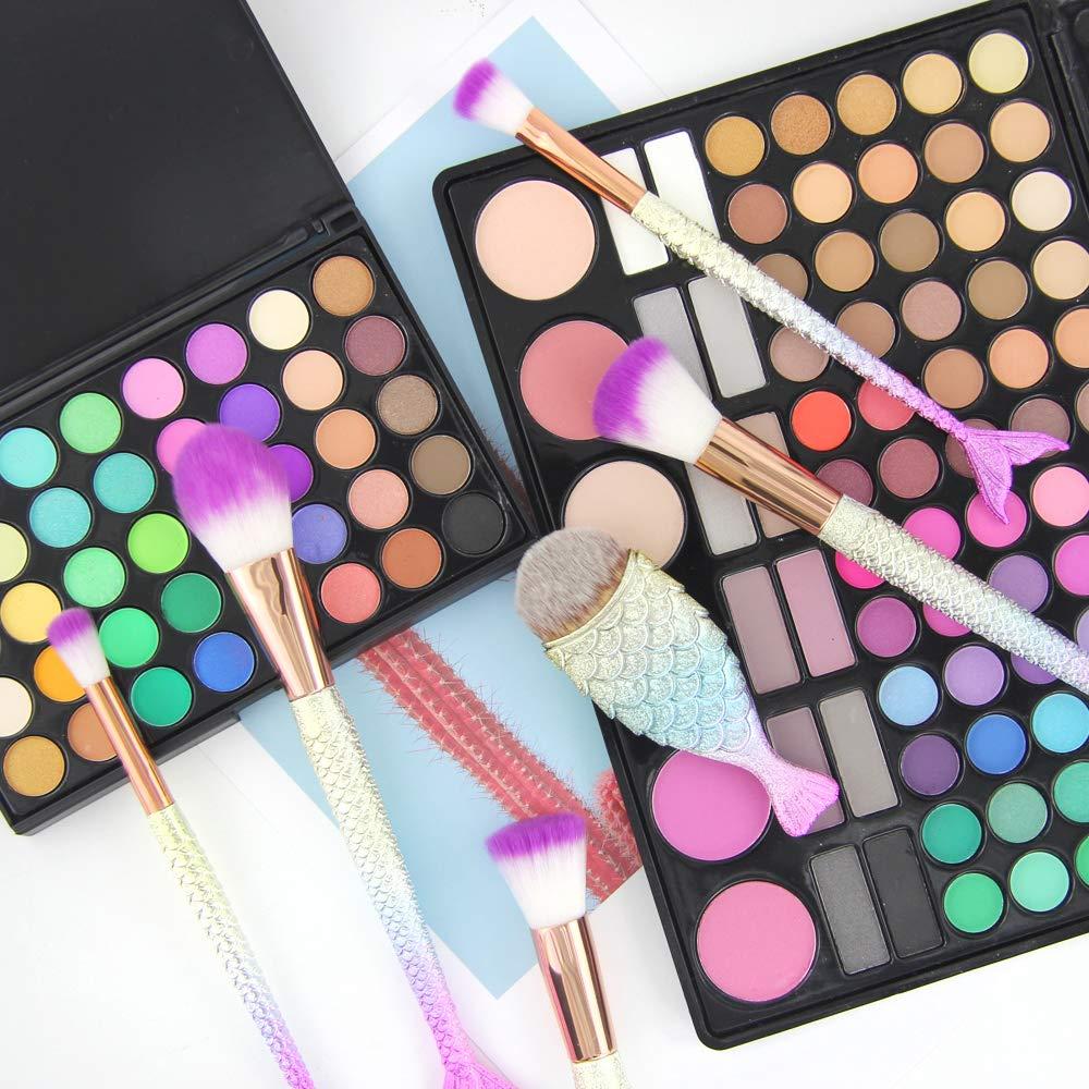 Cọ trang điểm nàng tiên cá, 11 chiếc Kem che khuyết điểm má hồng pha trộn chuyên nghiệp