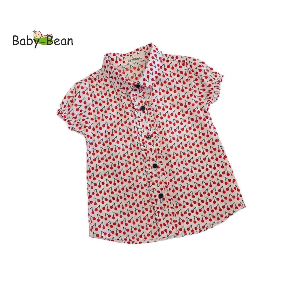 Áo Sơ Mi Cotton Chấm Bi &amp; Họa Tiết Bé Gái BabyBean