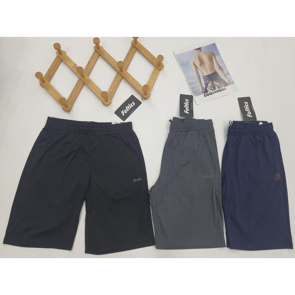 Quần Short Nam Thể Thao FELTICIS XUẤT XỊN 100% mềm mỏng mát mặc ở nhà chơi thể thao VNXK XanhHouse