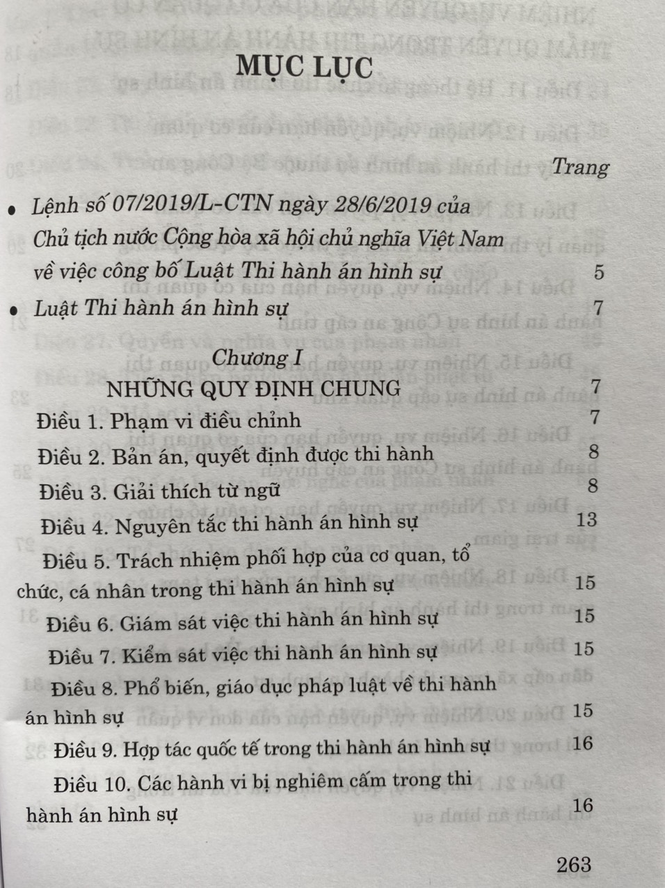 Luật Thi Hành Án Hình Sự ( Hiện Hành )