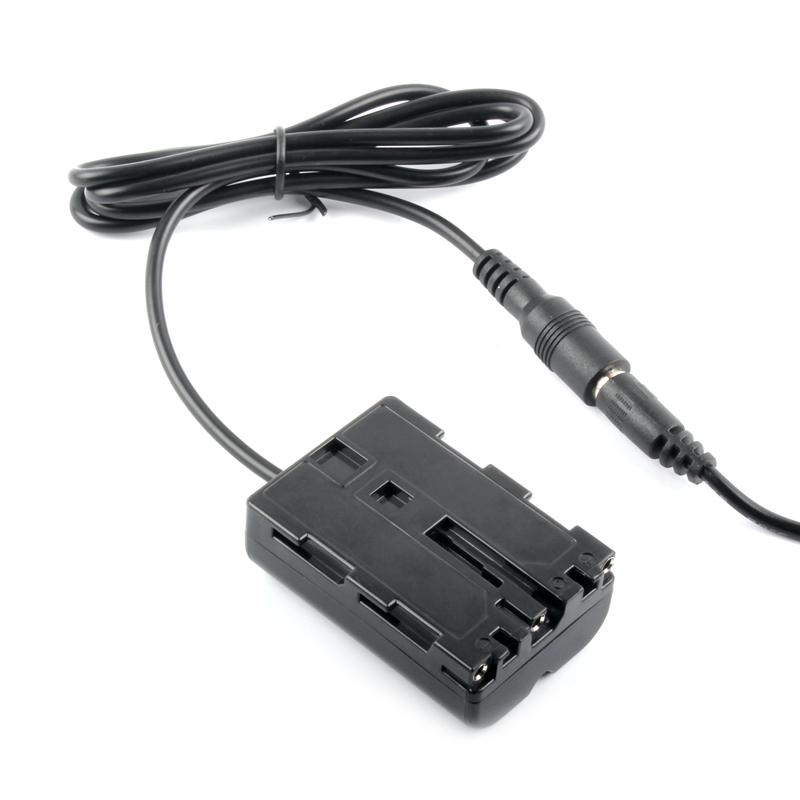 NP-FM500H Pin giả nữ đầu USB Điều chỉnh cáp điện đầu cho máy ảnh Sony DSLR A200 300 450 580 850