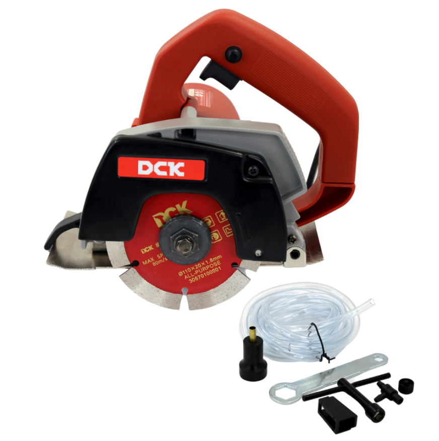 MÁY CẮT GẠCH 1050W Ø110mm DCK KZE03-110 - HÀNG CHÍNH HÃNG
