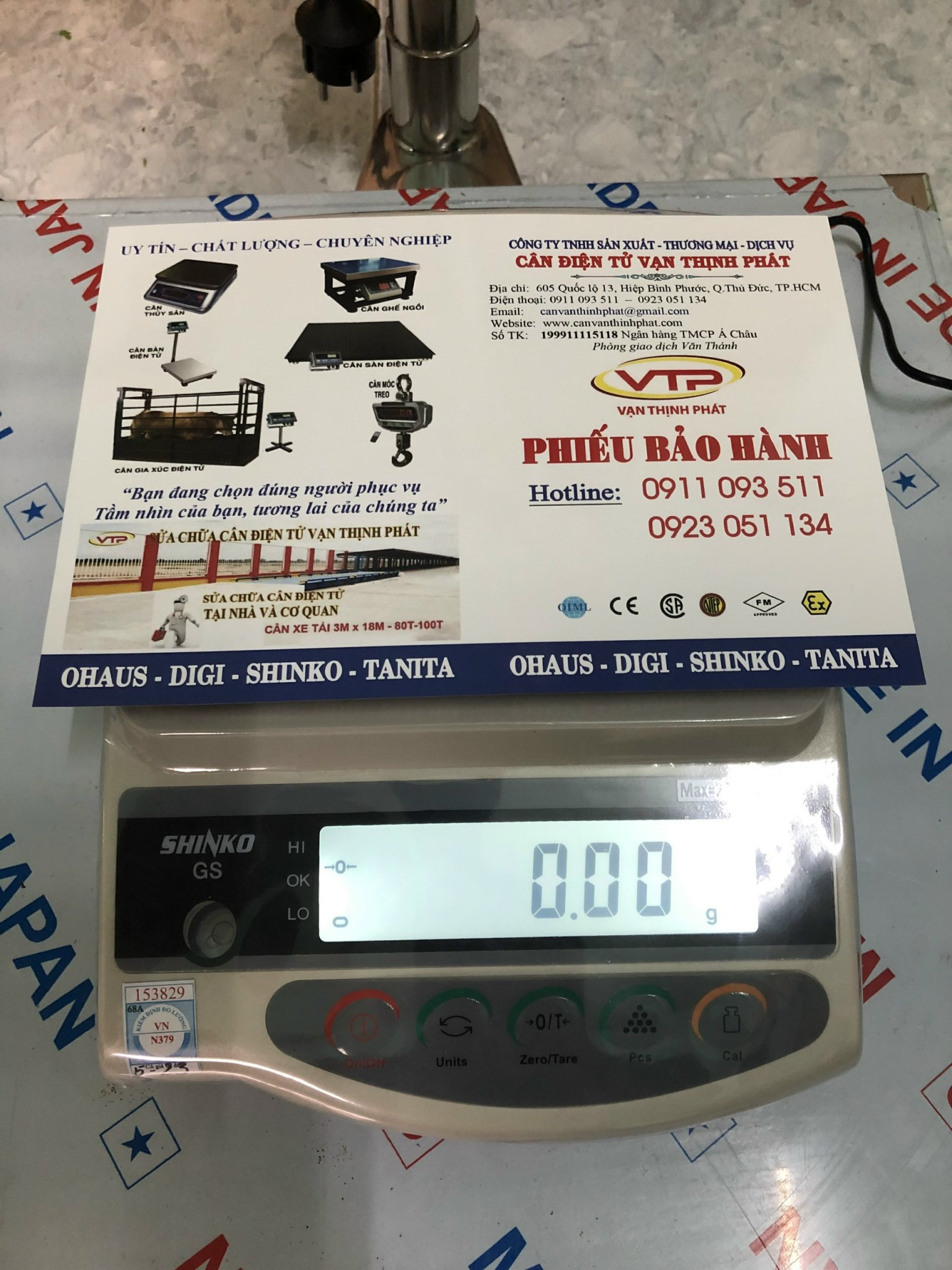 Cân Điện Tử GS SHIKO 2200 g 0.01 g