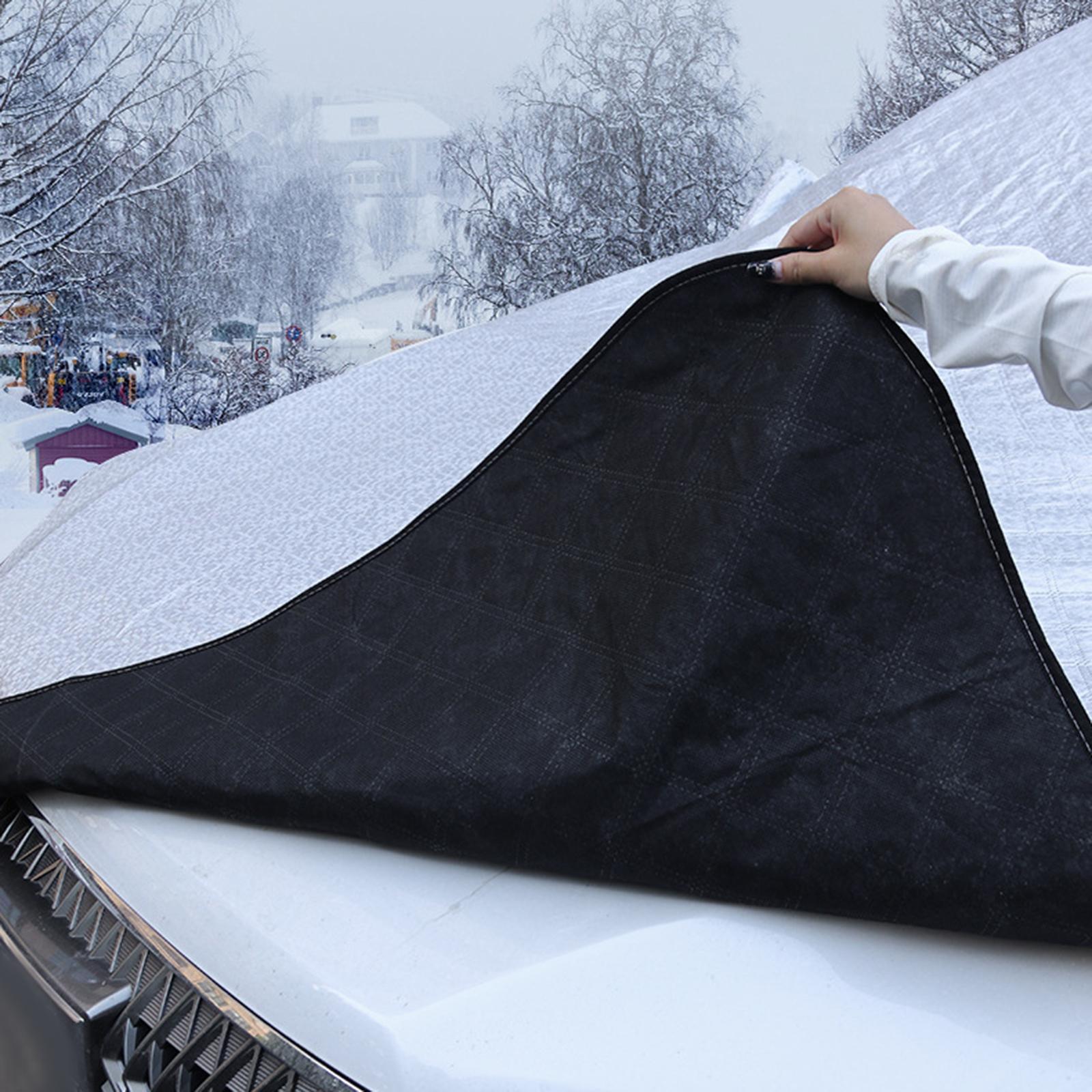 Car Windshield Snow Cover/ Front Window Automotive Cover/ Car Accessories Windproof Cover Windshield Protection for SUV
