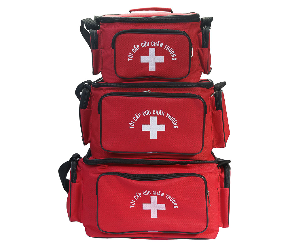 Túi cứu thương Đỏ lớn - 34cm x 22cm x 22cm