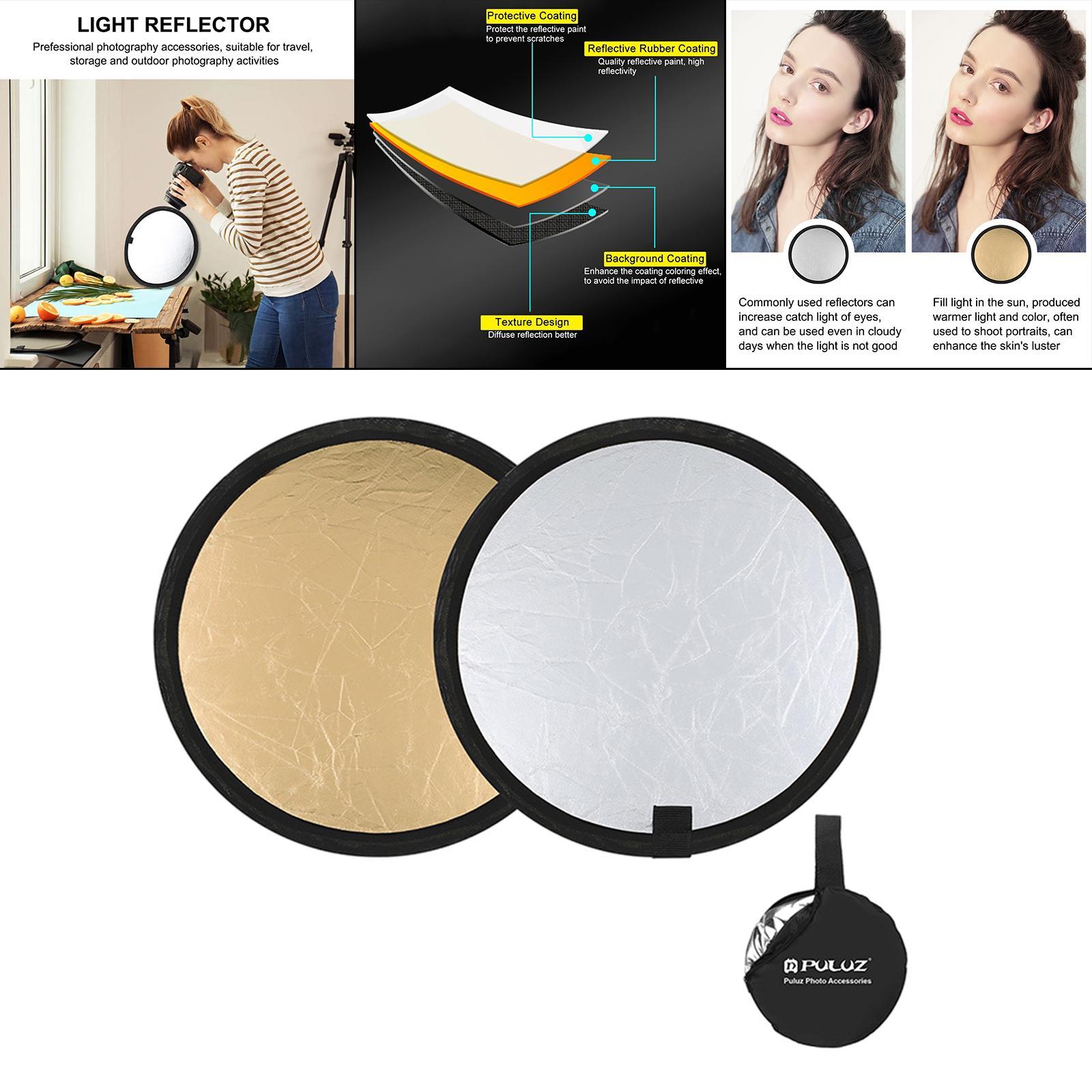 Reflectors Collapsible Round for Photography