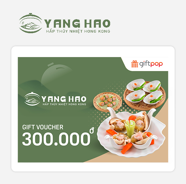 Evoucher Phiếu Quà Tặng Yang Hao 300K