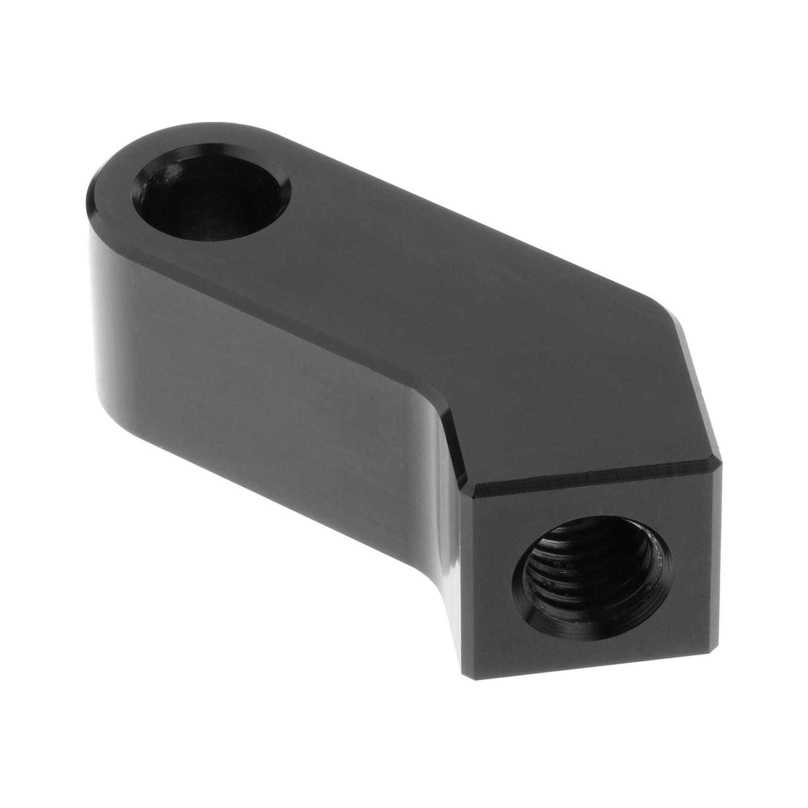 Motorcycle Headlight Mounting Block Bracket Extension CNC Aluminum for Headlights with A 3/4" I.D. Wide Mounting Bracket.
