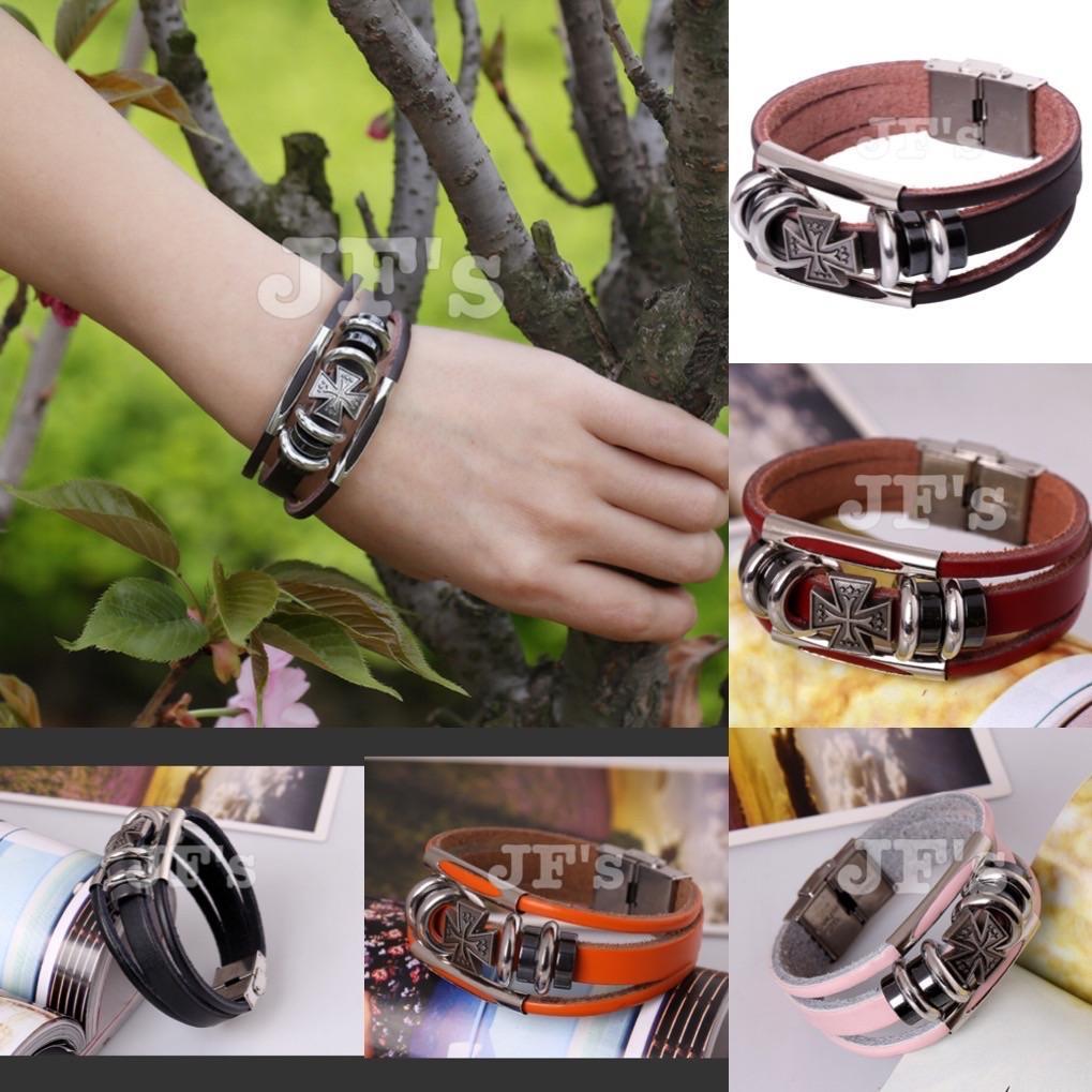 Vòng đeo tay Unisex cho nam và nữ, vòng đeo tay da phong cách thời trang cá tính