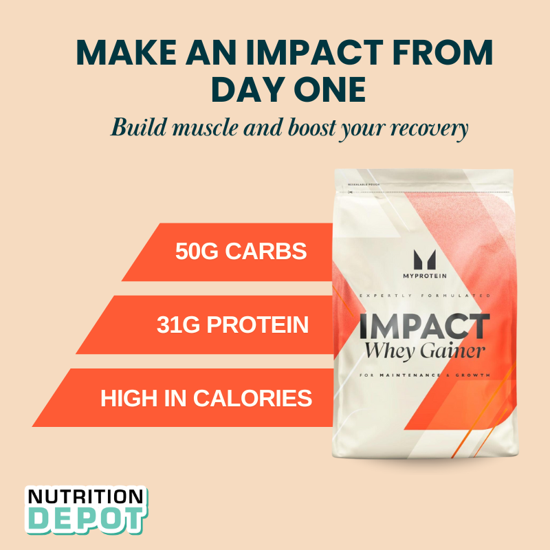 Sữa tăng cân tăng cơ Impact Whey Gainer Myprotein vị Chocolate Smooth ( Túi 2.5kg) - Nutrition Depot Vietnam