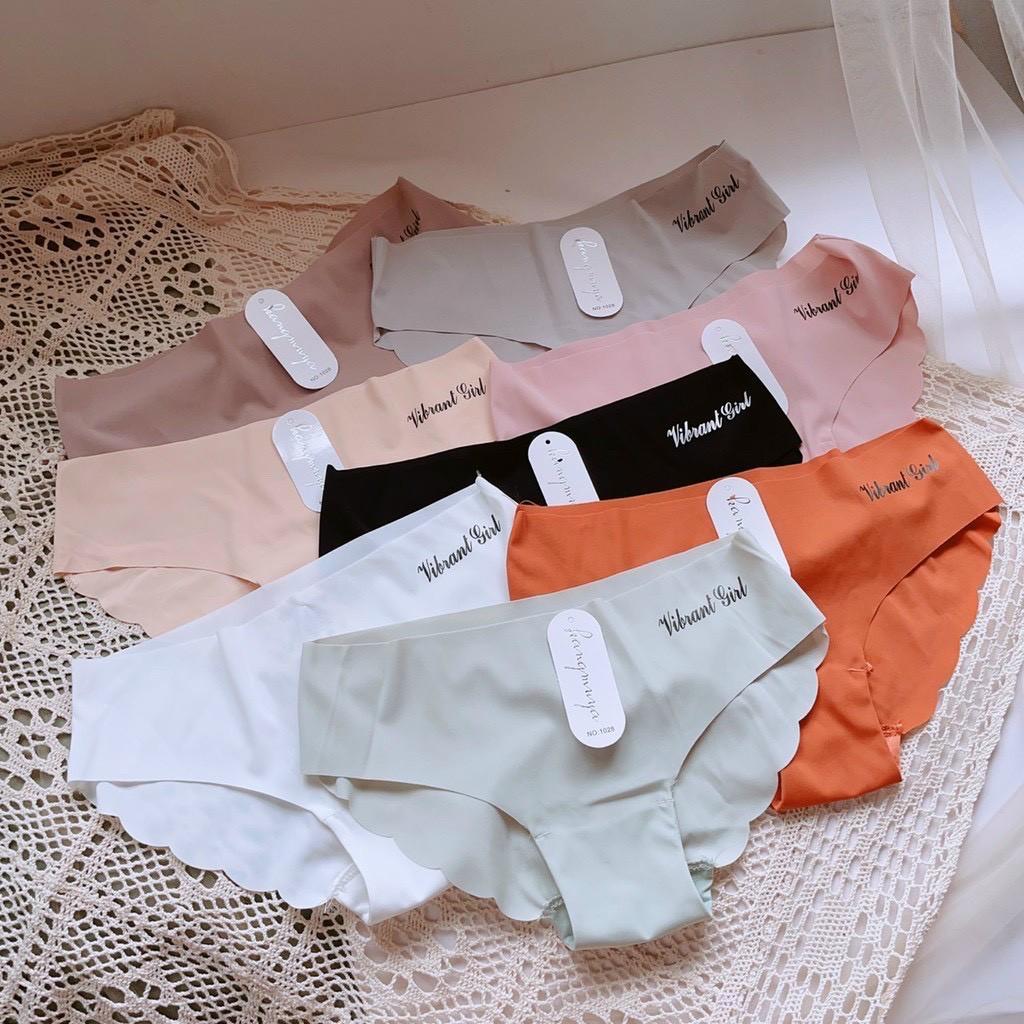 Combo 5c Quần lót nữ su đúc viền sóng không đường may loại đẹp